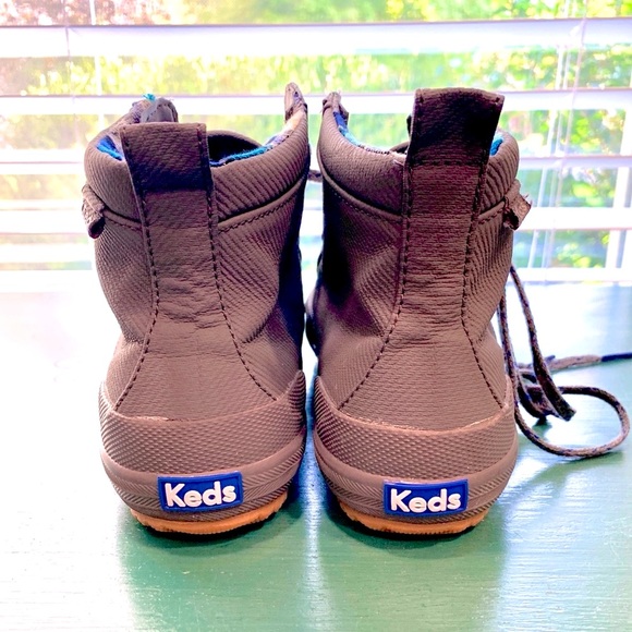 Keds Womens Scout II Water Resistant Ankle Boot Gray Size 8 with Extra laces - Picture 3 of 7